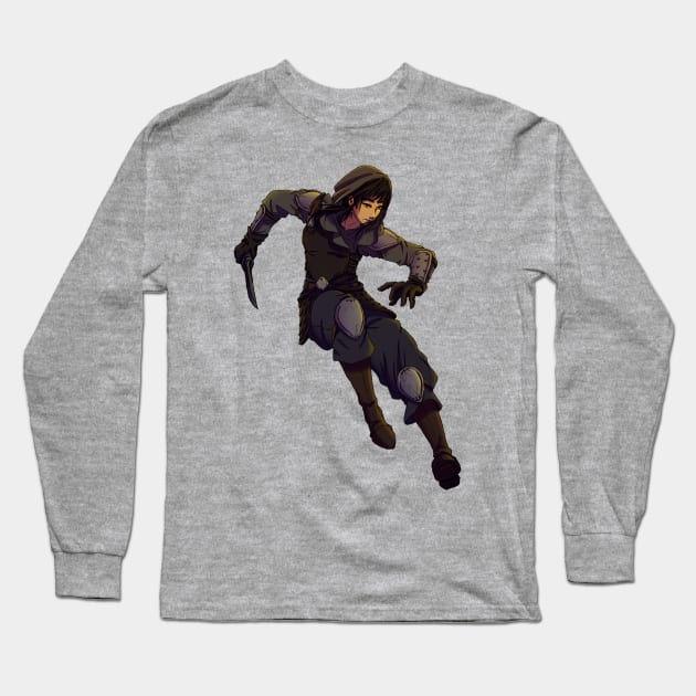 Rook Character Art Long Sleeve T-Shirt by BardRockCafe